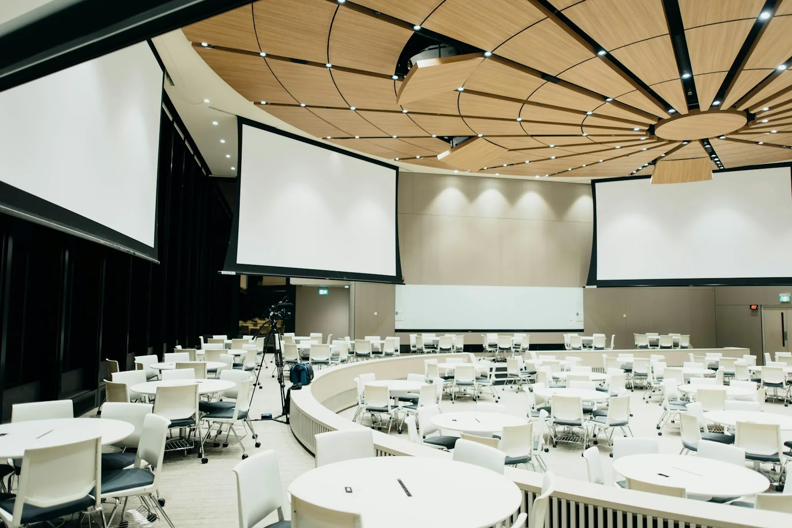 Branded corporate gala event setup